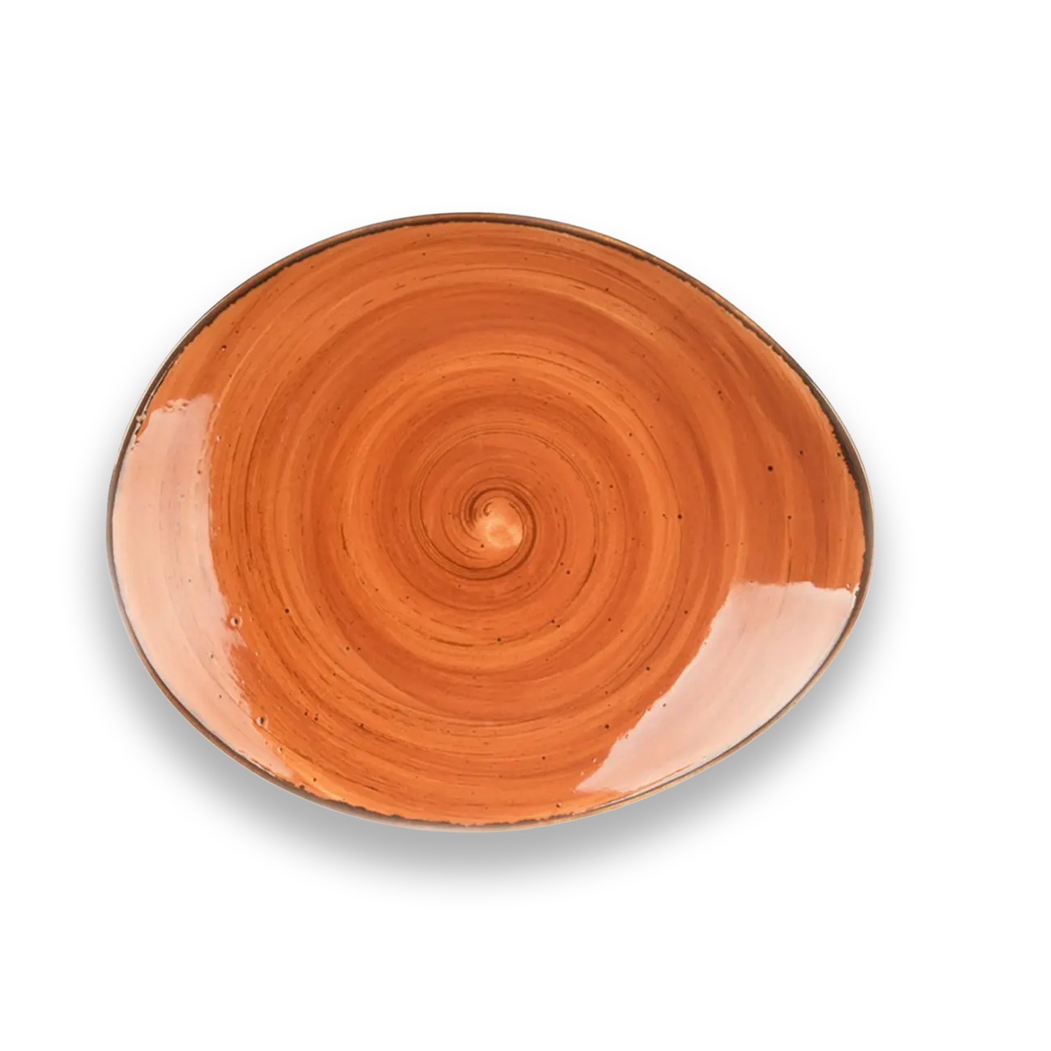 طبق بورسلين مسطح - طقم عشاء اورا البرتقالي