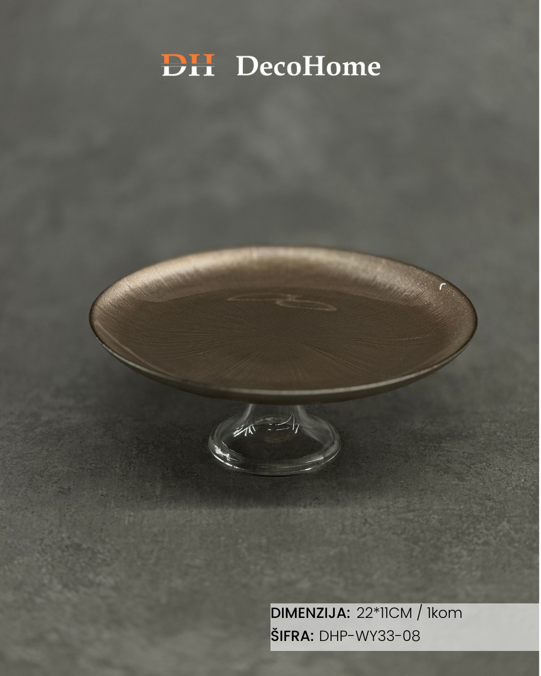 Timeless Porcelain Cake & Pastry Serving Plate