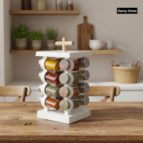 16 Spice Rotating Rack Holder