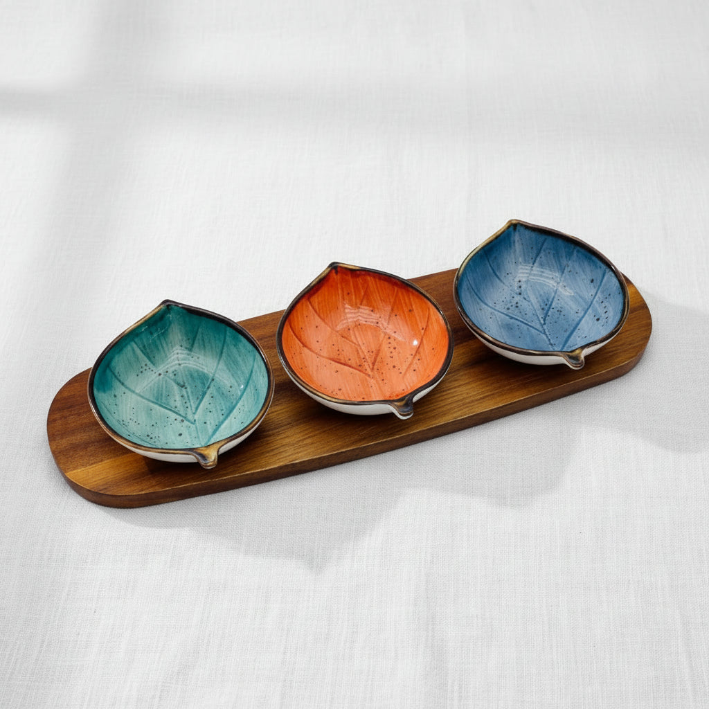 Porcelain Colored Bowl Set