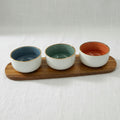 Porcelain Colored Bowl Set