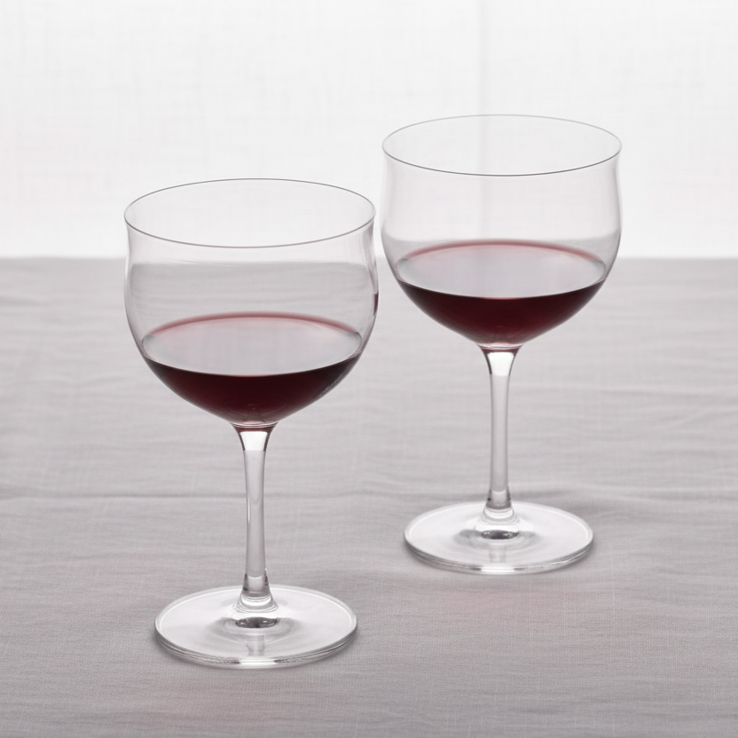 Glass Cup Set of 2 12cm