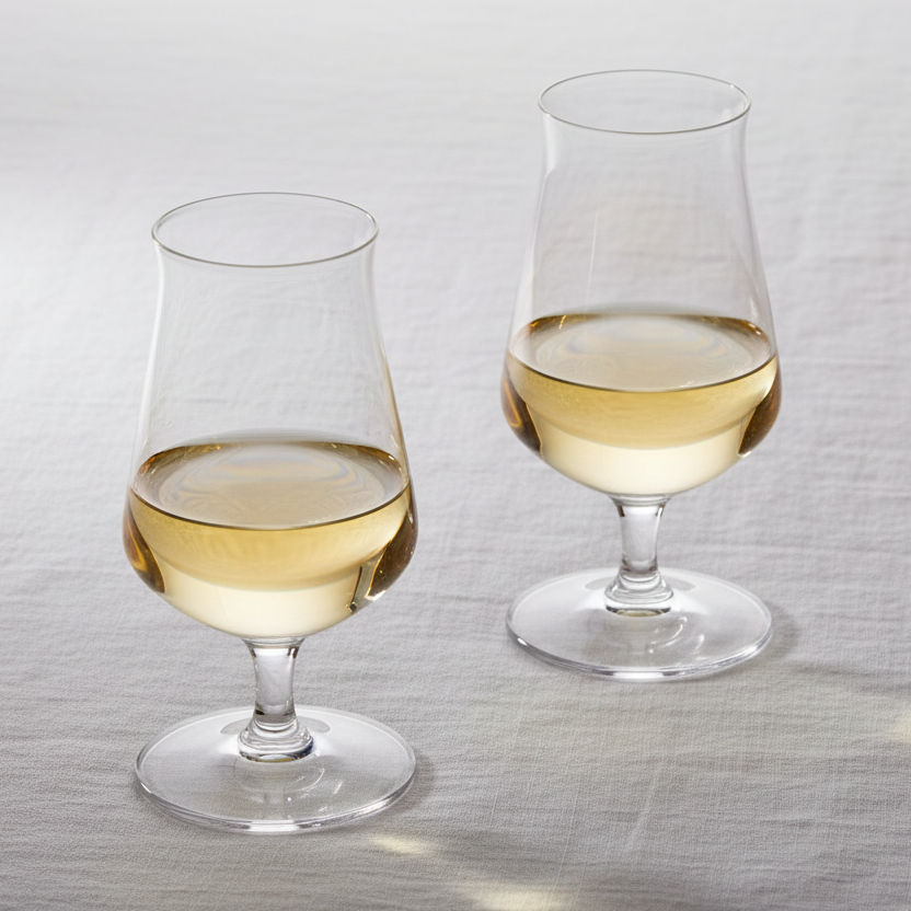 Glass Cup Set of 2 12cm
