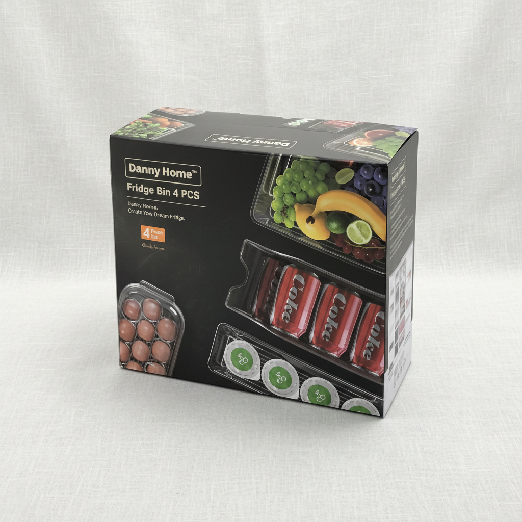 Plastic Refrigerator Organizer Set
