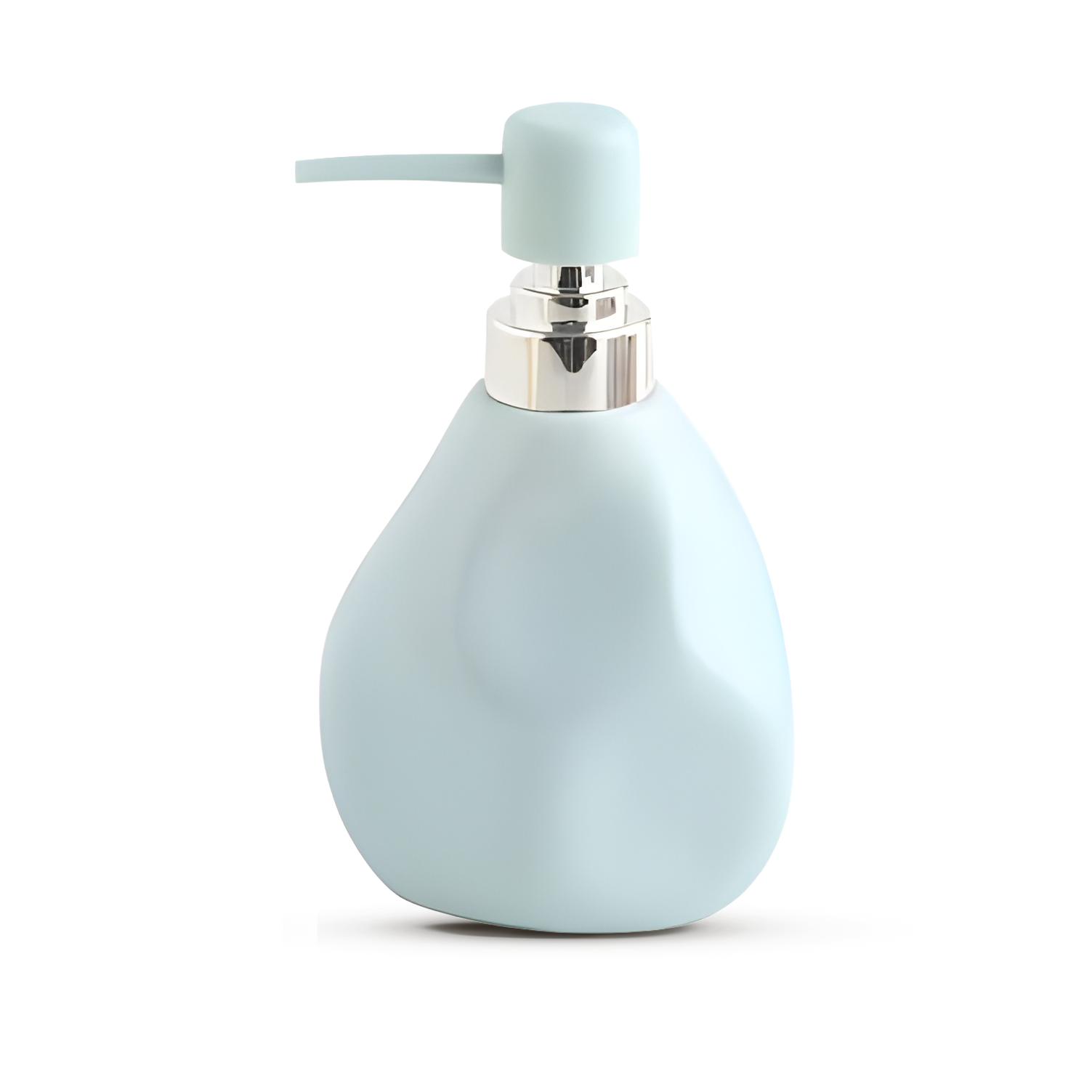 Light Blue Porcelain Soap Dispenser