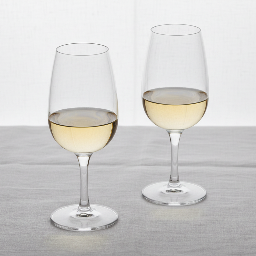 Glass Cup Set of 2 14cm