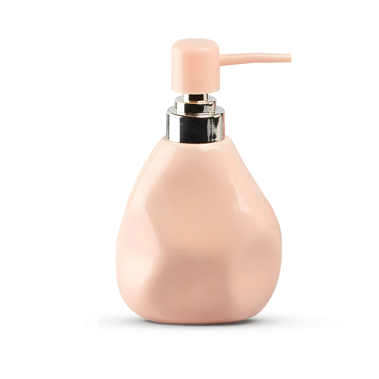 Pink Porcelain Soap Dispenser
