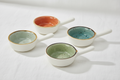 Aura Green Poreclain Serving Bowl 12cm