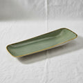 Aura Green Poreclain Serving Plate 26cm