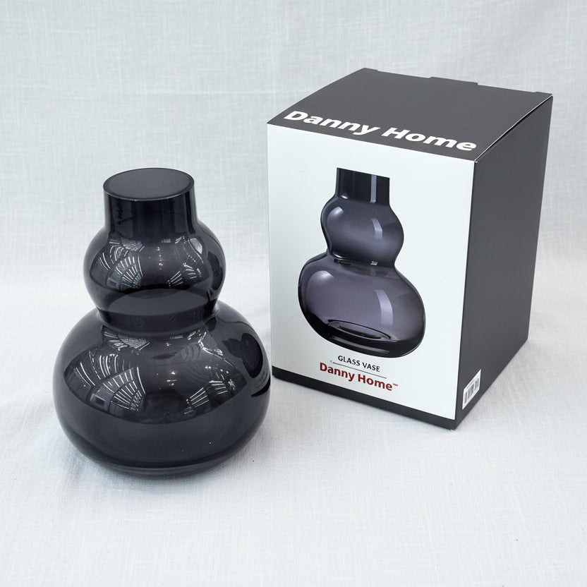 Black Glass Vase