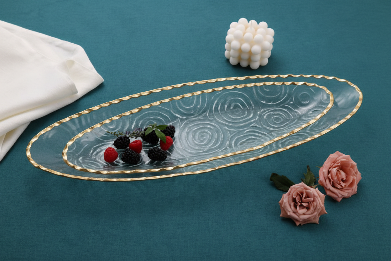 Oval Shaped Serving Platter 44.9cm