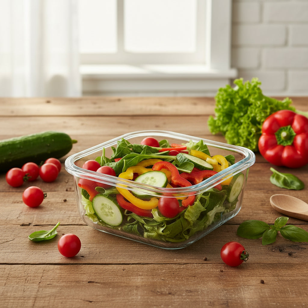 Danny Home Glass Refrigerator Food Container (750ml)
