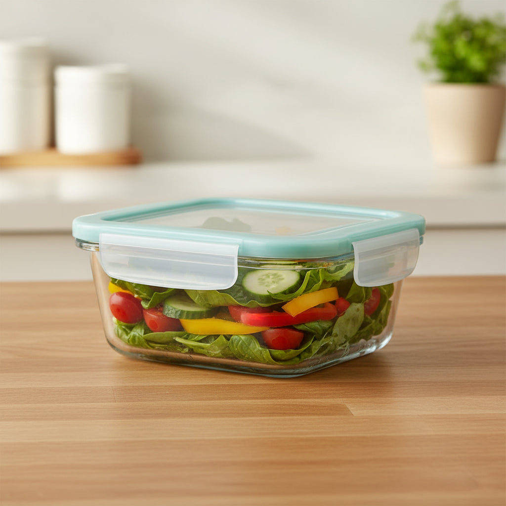 Danny Home Borosilicate Rectangular Food Container (1500ml)