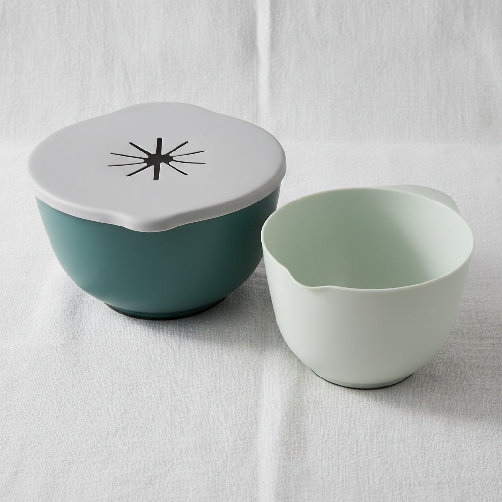 Plastic Mixing Bowl Set 2 Pcs