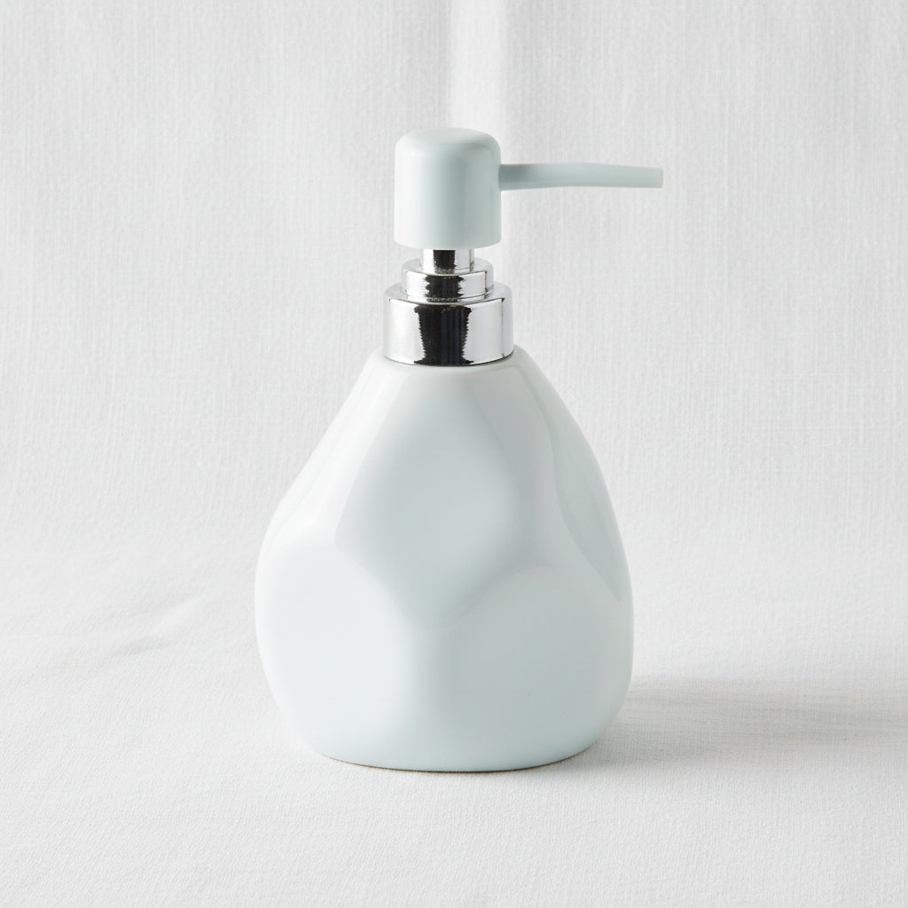 Light Blue Porcelain Liquid Soap Dispenser - 2728