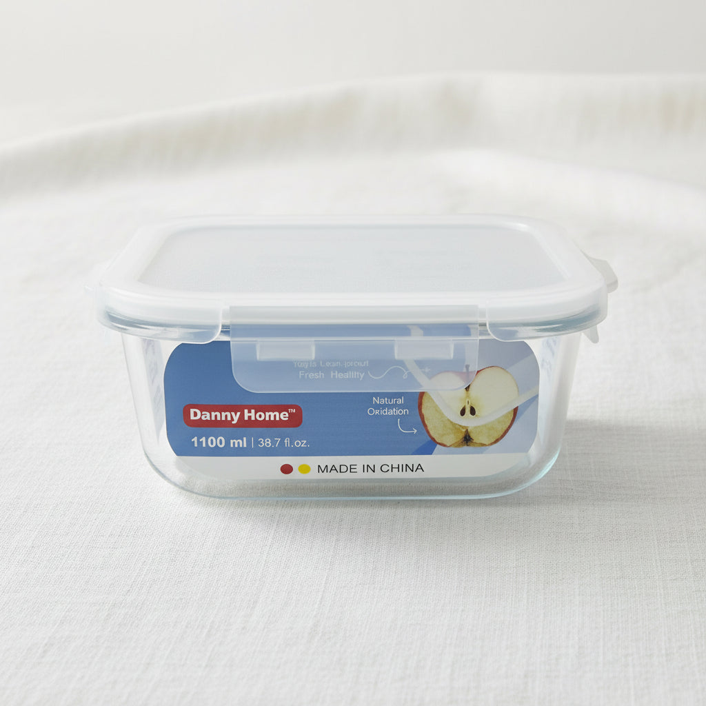 Danny Home Premium Airtight Glass Refrigerator Food Container (500ml)