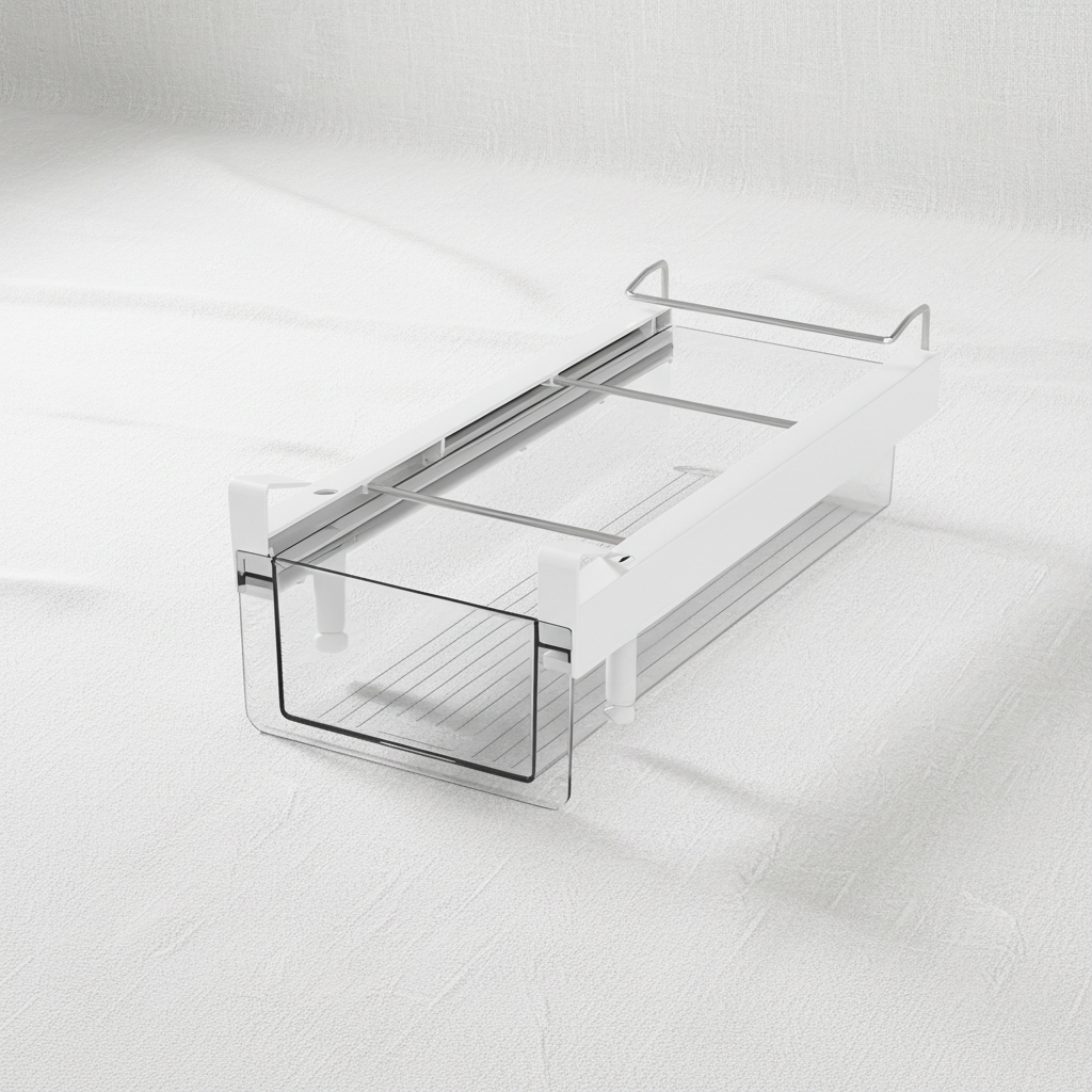 Stackable Plastic Refrigerator Organizer Bin with Lid (Space-Saving Edition)