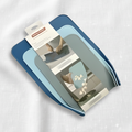 Blue Self Standing Chopping Boards 3 Pcs
