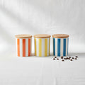 Glass/Metal Spice Jar Set 3 Pcs