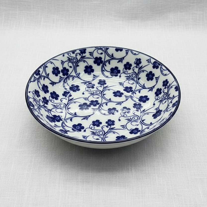 Aura Garden Circular Deep Plate 20.8cm