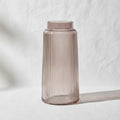 Elegant Earthy Brown Glass Decorative Flower Vase (25cm)