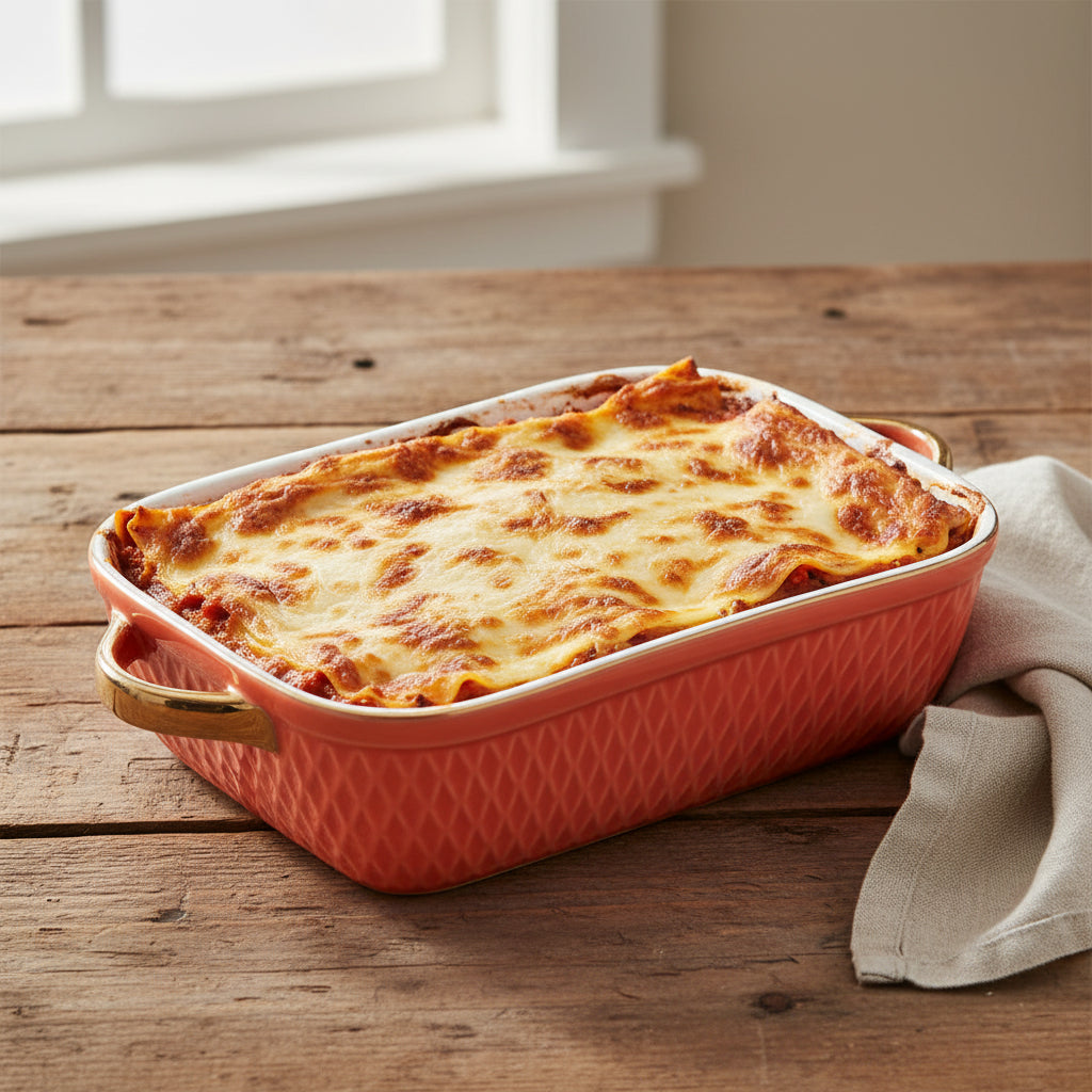 The Minimalist Hearth Pavilion (Porcelain Rectangular Casserole Dish)
