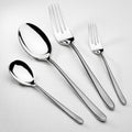 Arshia 48-piece Silver Cutlery Set with Stand