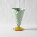 Charming Pastel Light Green Porcelain Ice Cream Cup