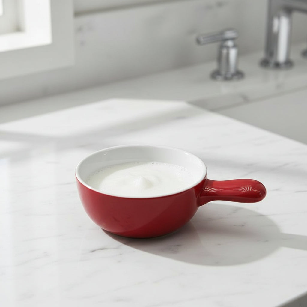 Porcelain Bowl with Handle