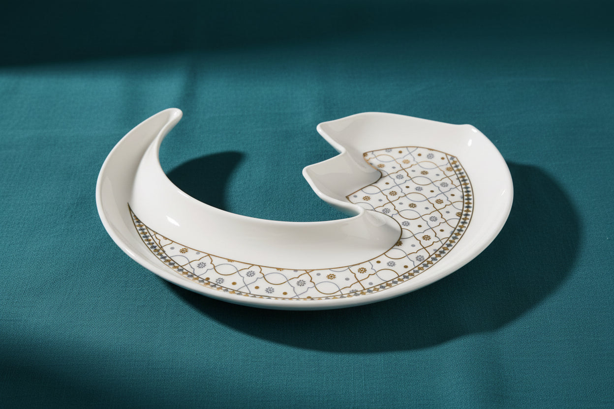 Rosa Porcelain Andalusia Minaret/Crescent Serving Plate