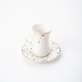 Rosa Zina Istikana Tea Cup with Plate Set 6-Pieces