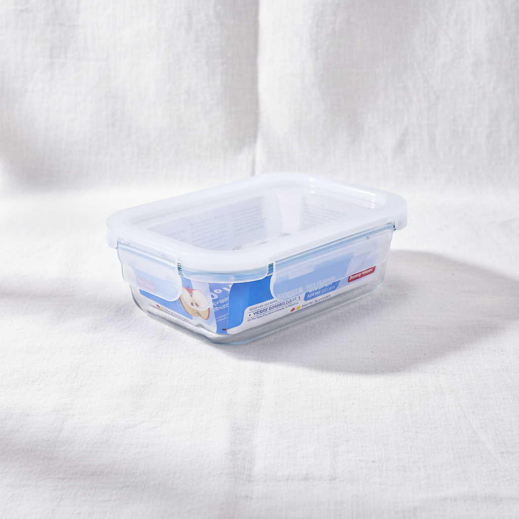 Danny Home Borosilicate Rectangular Food Container (630ml)
