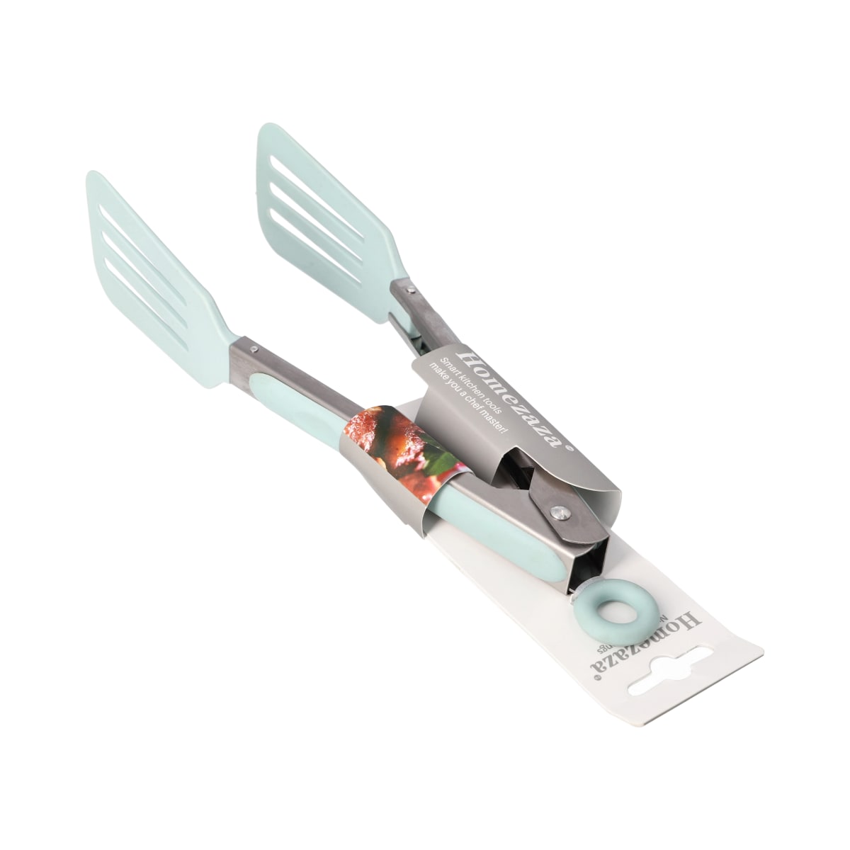 Plastic Head Slotted Food Tong