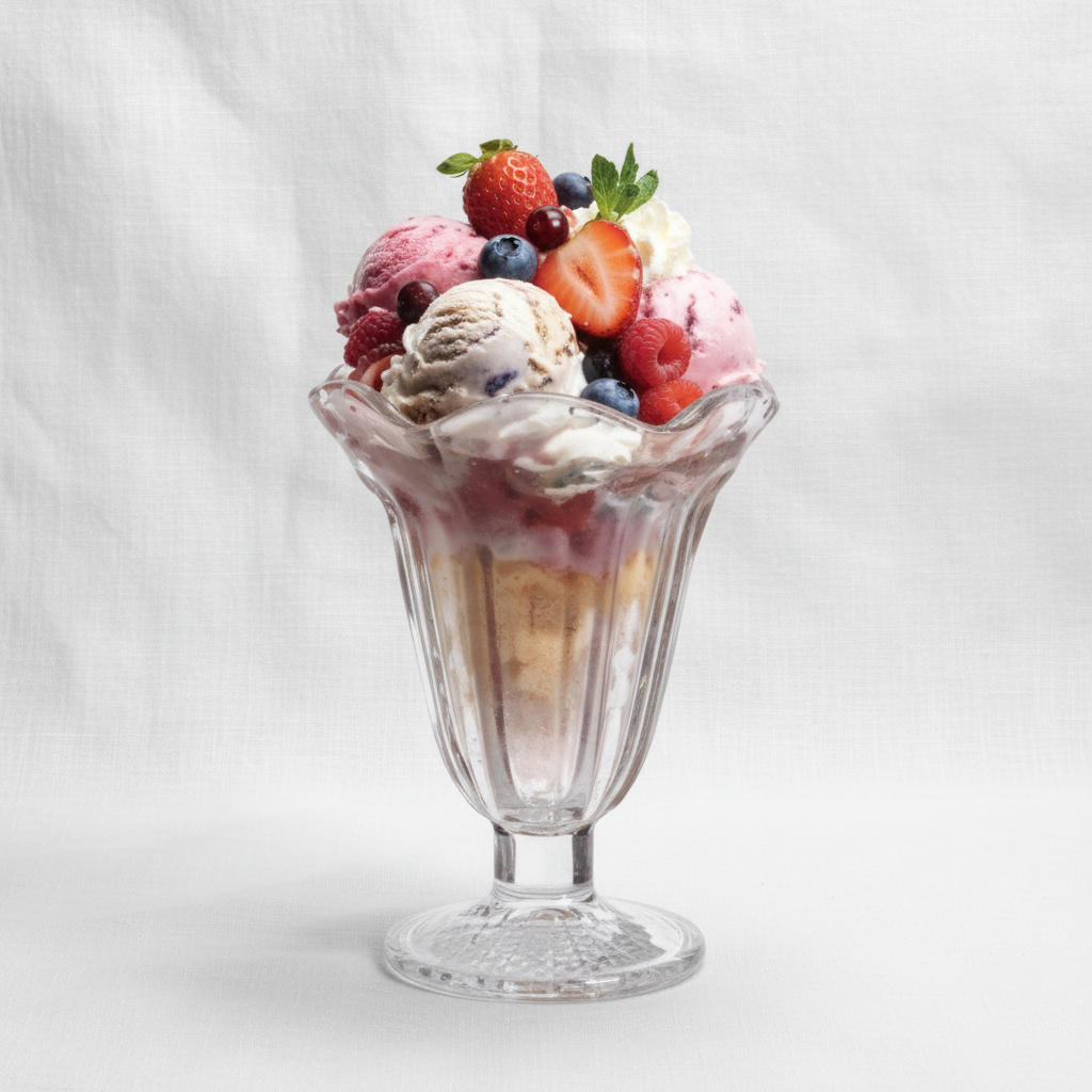 Ice Cream/Dessert Set of 6 Glasses 230ml