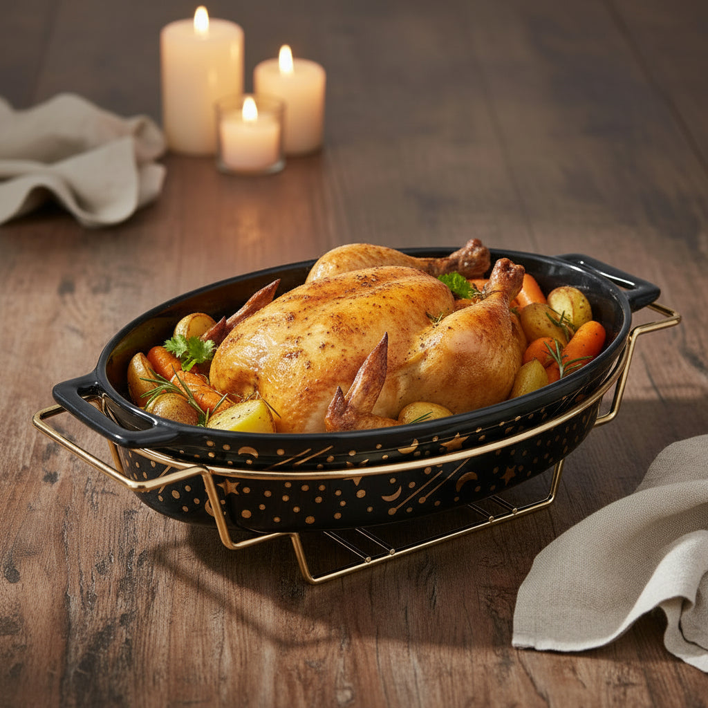 Timeless Ceramic Oven-to-Table Serving Dish