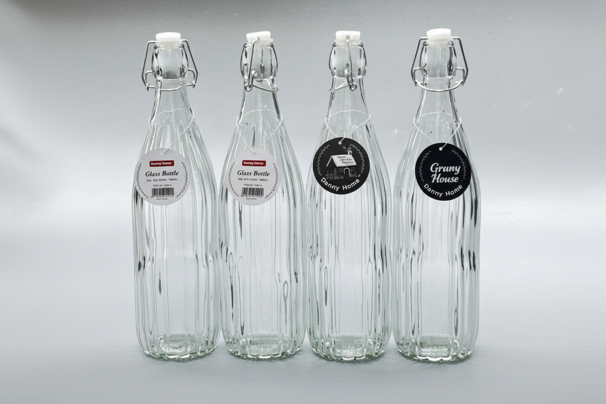 Borosilicate Striped Vinegar Bottle 1000ml