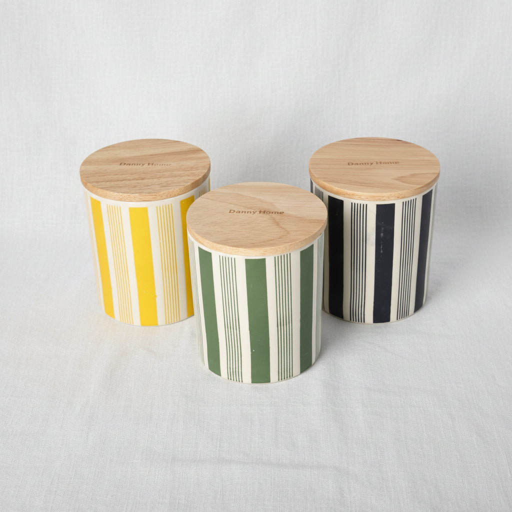 Glass/Metal Spice Jar Set