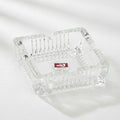 Large Square Glass Ashtray (Classic Heavyweight Edition)
