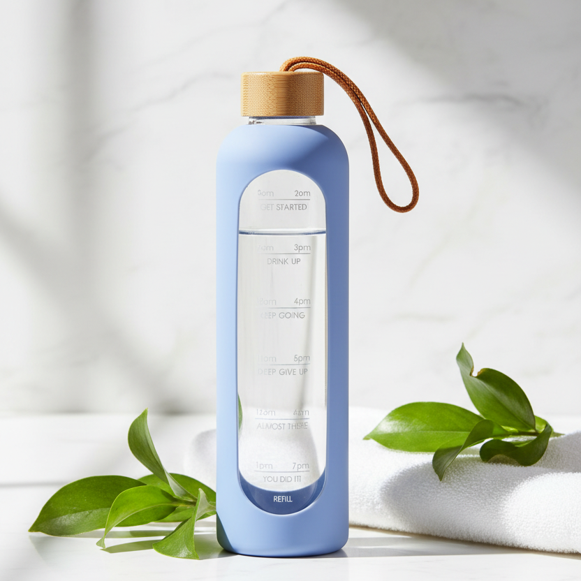 اشترِ واحدة واحصل على واحدة مجانًا) زجاجة المياه Integra Seamless Matte Minimalist