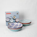 Porcelain Vegetable Plate Set (6-Piece)