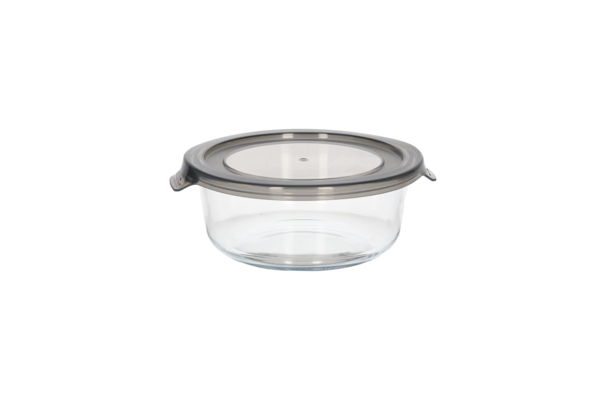 Borosilicate Circular Food Container (1000ml)