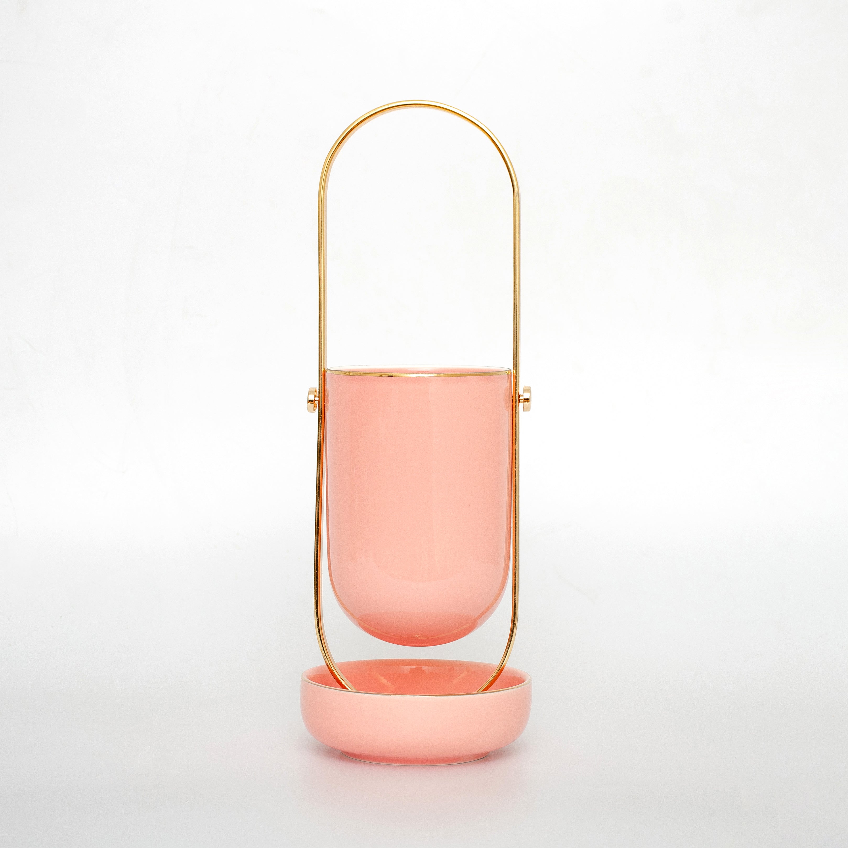 Porcelain Pink Kitchen Utensils Holder