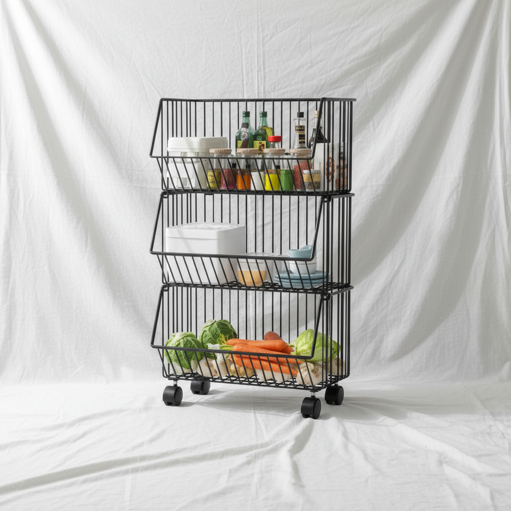 3 Tier Storage Metal Rack