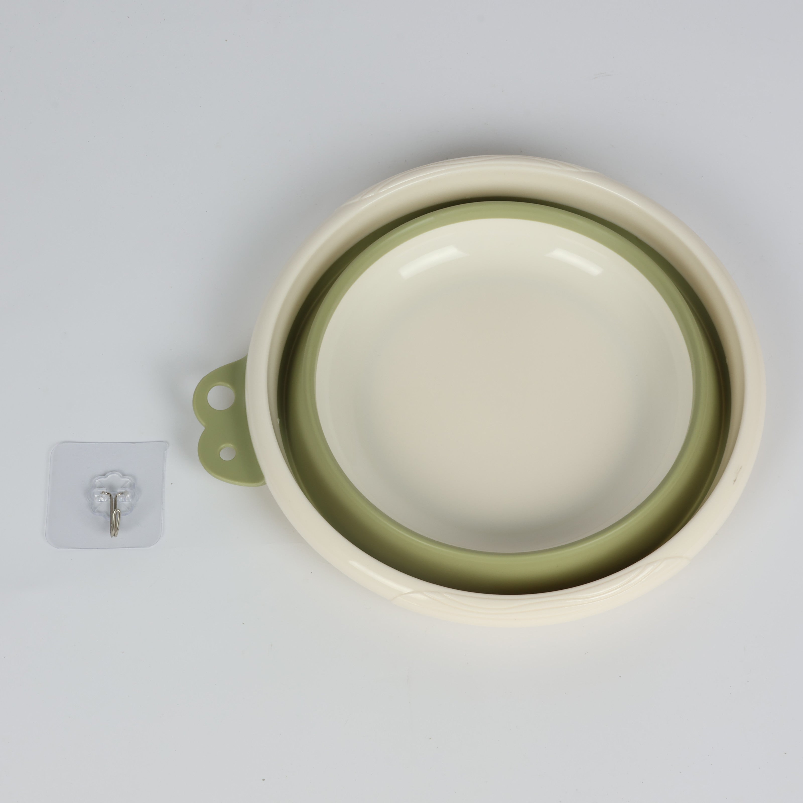 وعاء-دائري-أبيض-وأخضر-قابل-للطي-31-8-11-6-سم-d4154