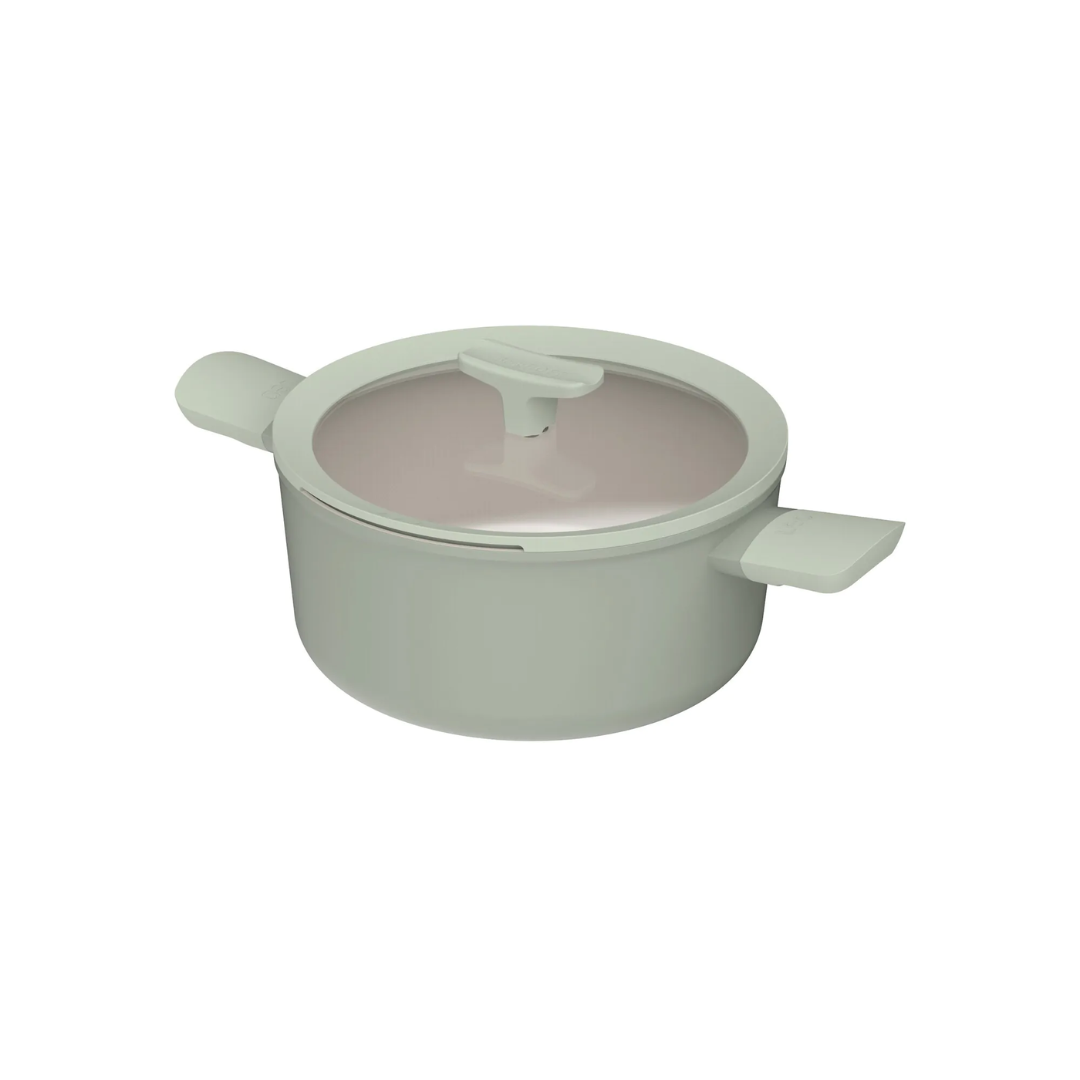 Covered stockpot non-stick Balance Sage 24×11,50cm