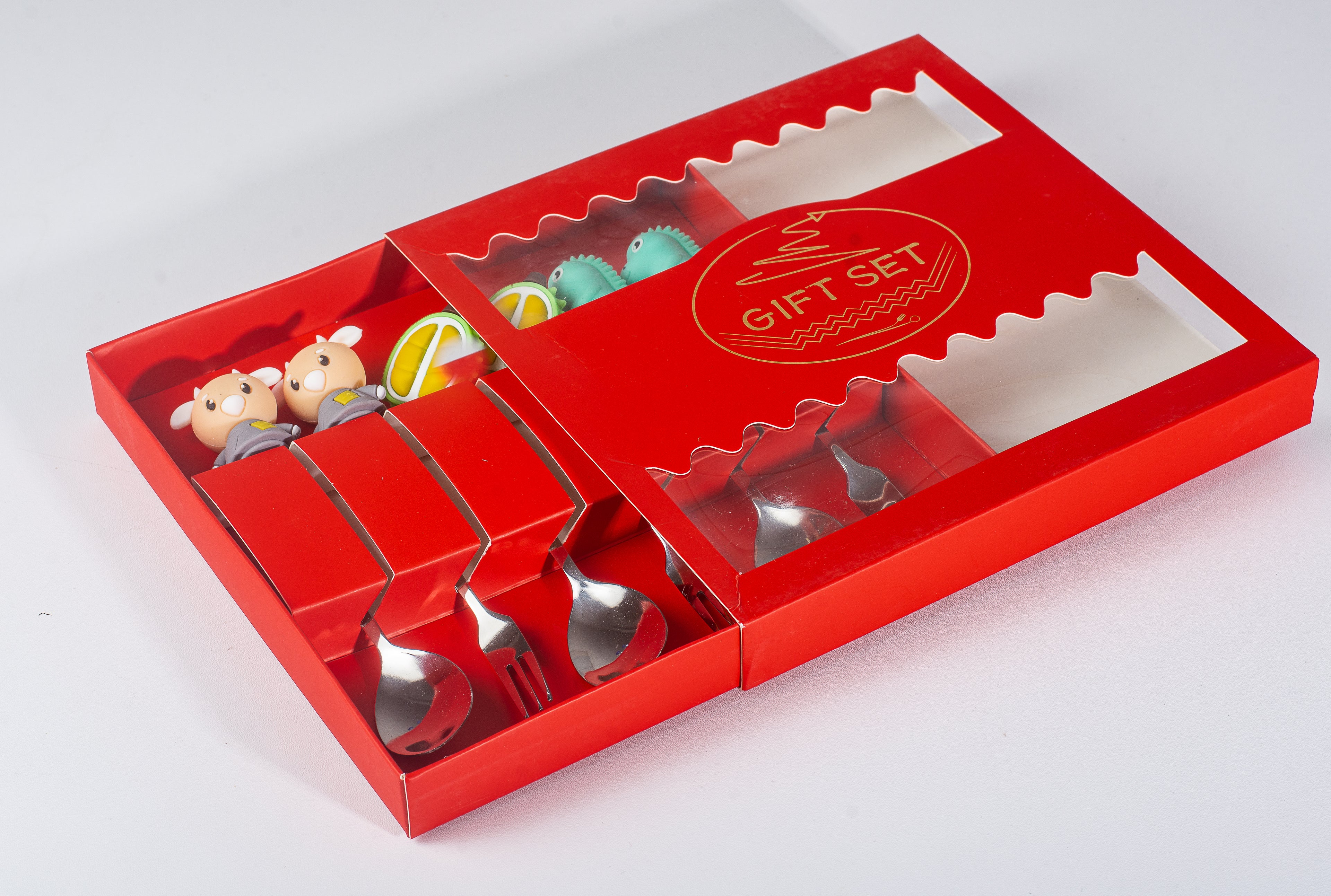 Kids 6Pcs Spoons+Fork Set