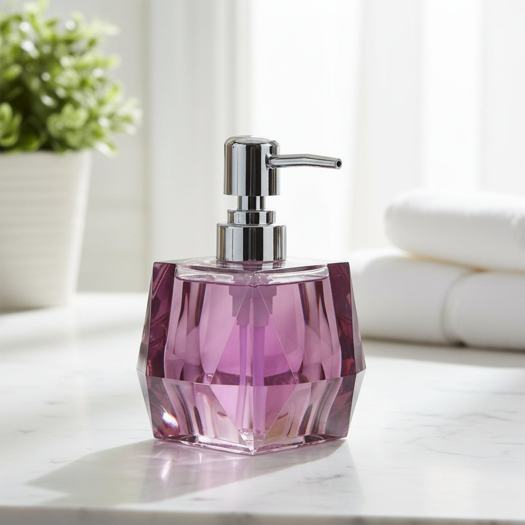 Chic Purple 200ml Liquid Soap Dispenser by Dolkin Home