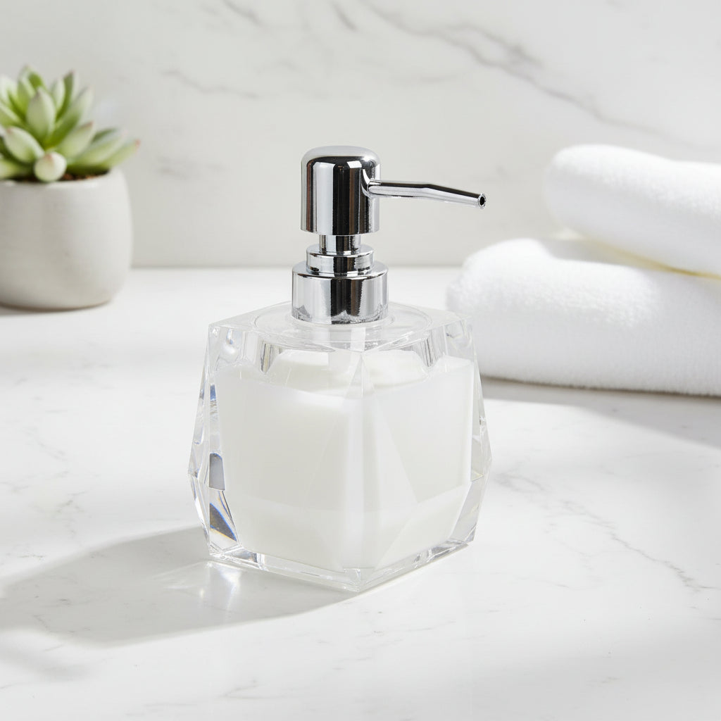 The Dolkin Minimalist Architectural Reservoir (Dolkin Home Transparent Soap Dispenser 200ml)