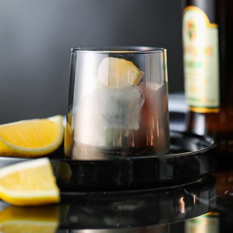 Tinted Glass Set of 6 Cups