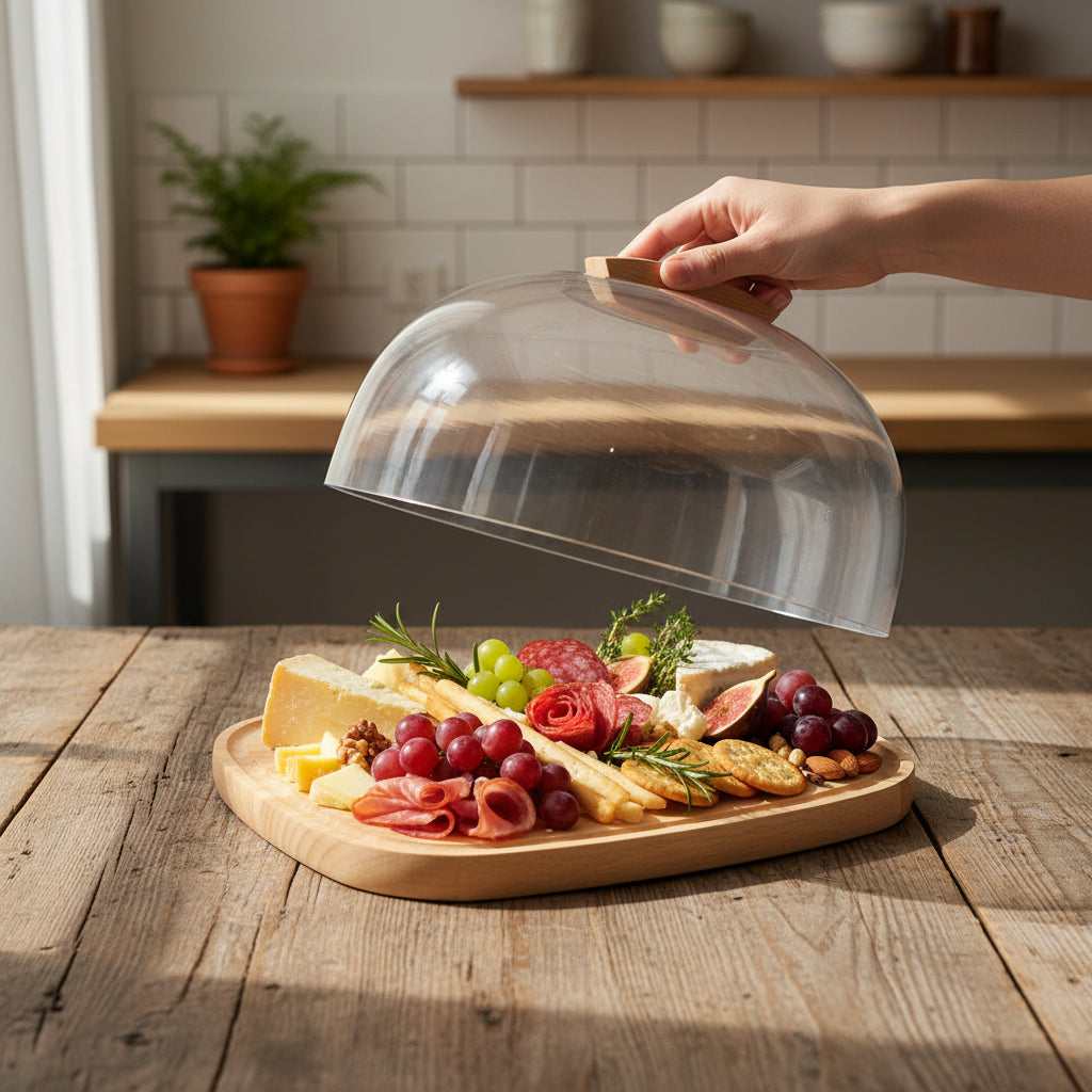 The Minimalist Sanctuary (Butter Plate With Glass Container)